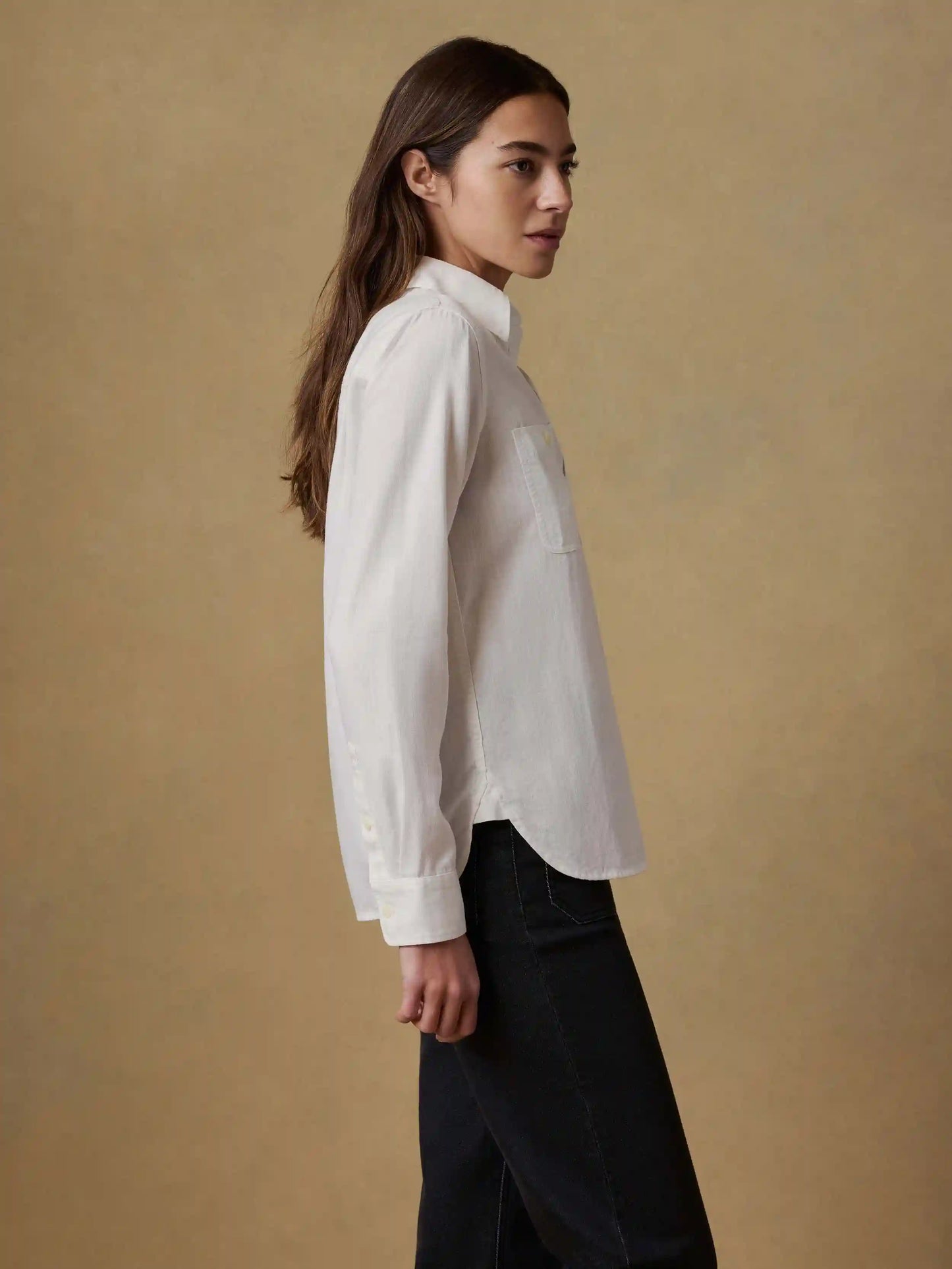 Tried & True Chambray Classic Shirt - White