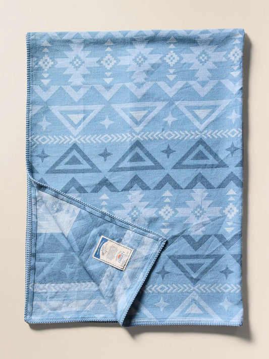 Doug Good Feather Adirondack Blanket - Chambray North Star