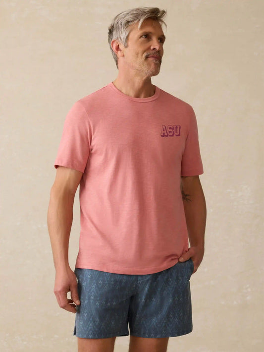 Arizona State University Sunwashed Tee - Faded Flag