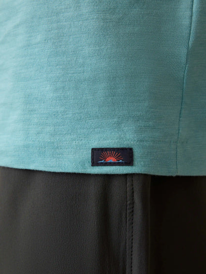 Sunwashed Regenerative Tee - Teal Sea