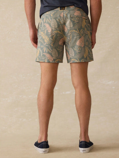 Biarritz Boardshort - Valley Sunwashed Leaves