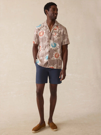Short-Sleeve Breeze Camp Shirt - Sunseeker Blossom