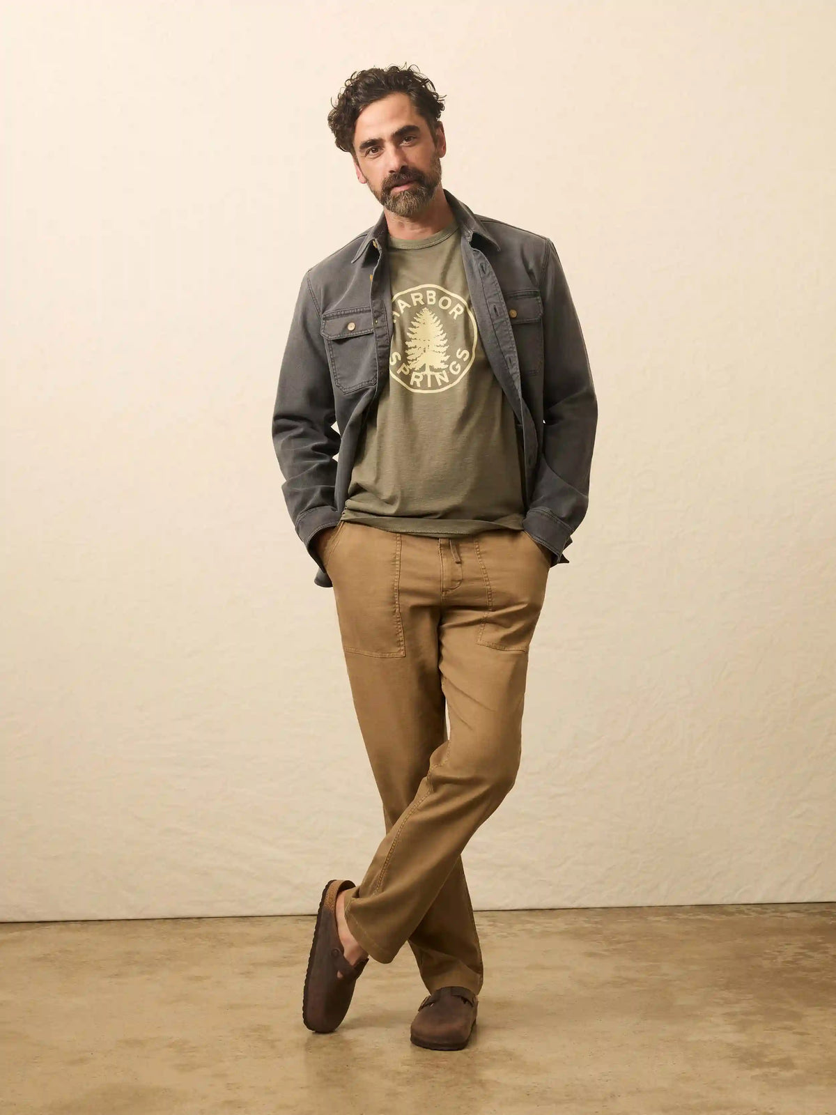 Sunwashed Graphic Tee - Light Pine
