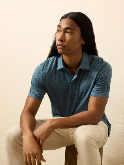 Short-Sleeve Movement™ Pique Polo - Eastern Sky Blossom
