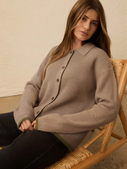 Lodge Cardigan - Nutmeg