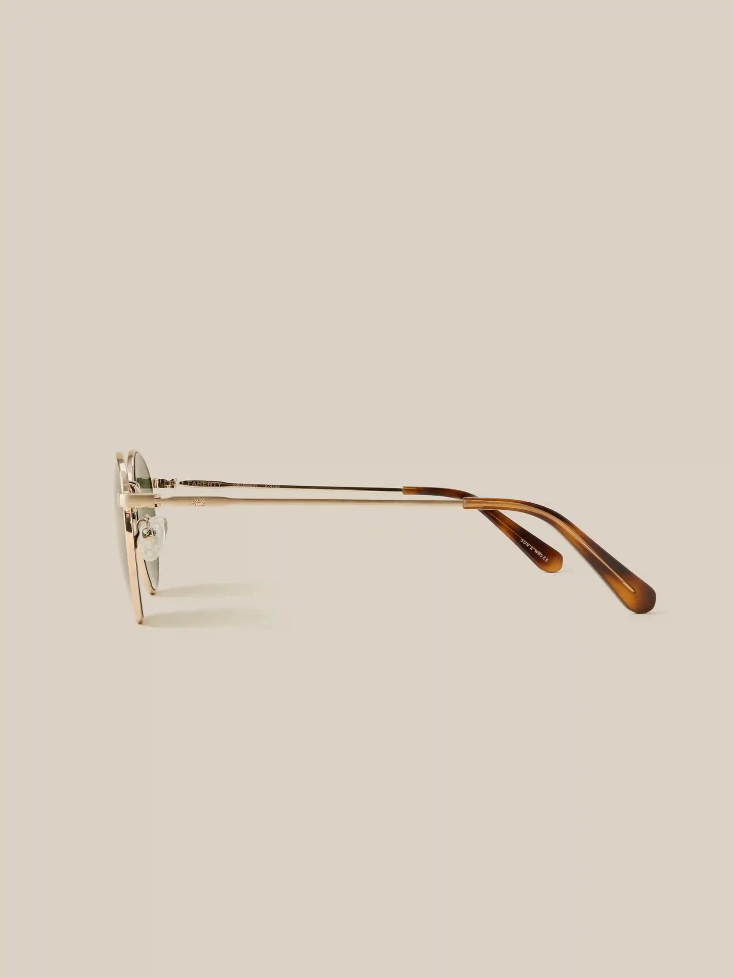 Lennox Sunglasses - Brushed Gold