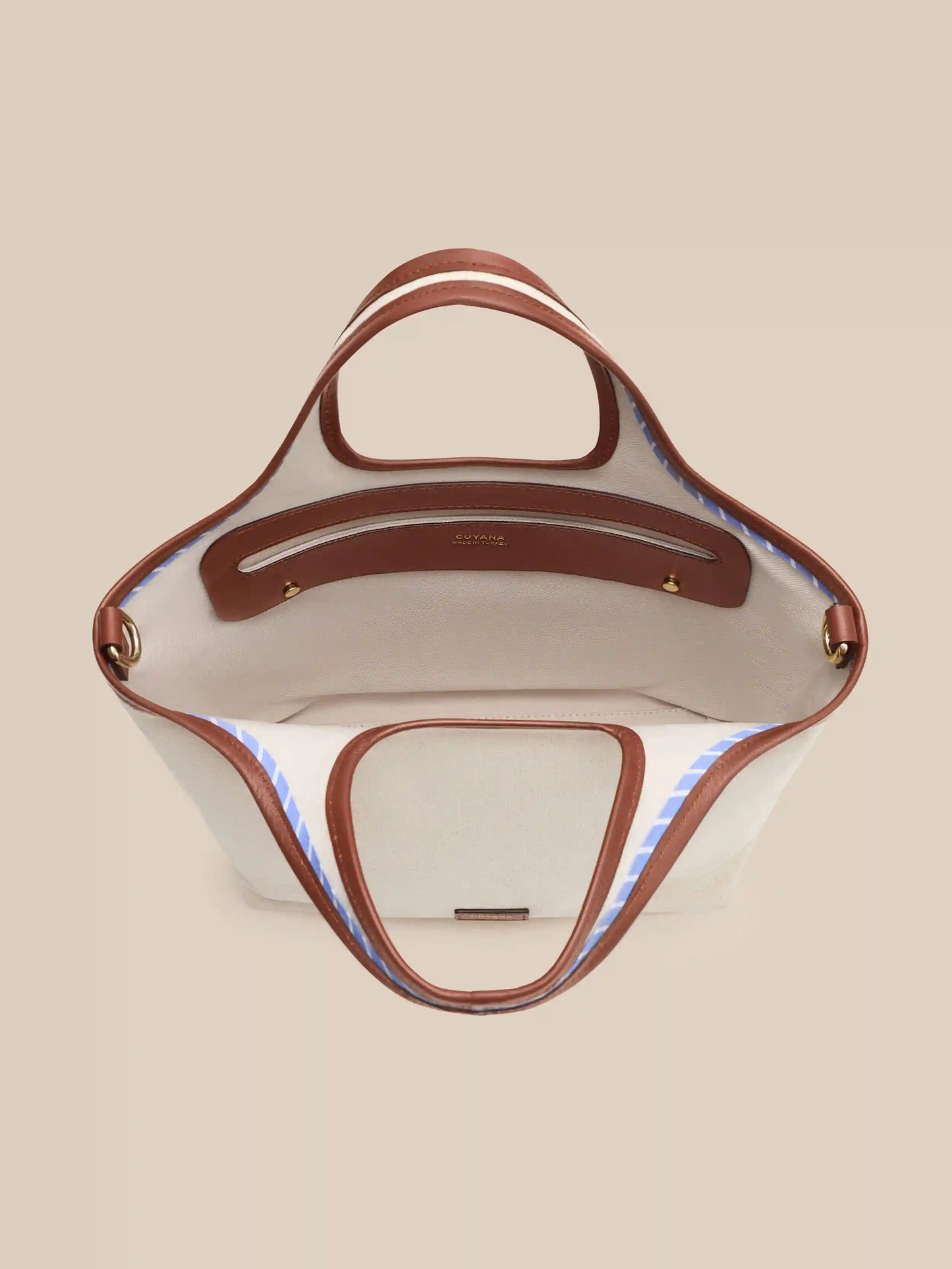 Cuyana For Faherty Canvas Mini System Tote - Natural