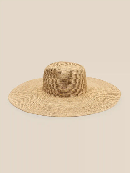 Cuyana For Faherty Beach Hat - Dark Natural