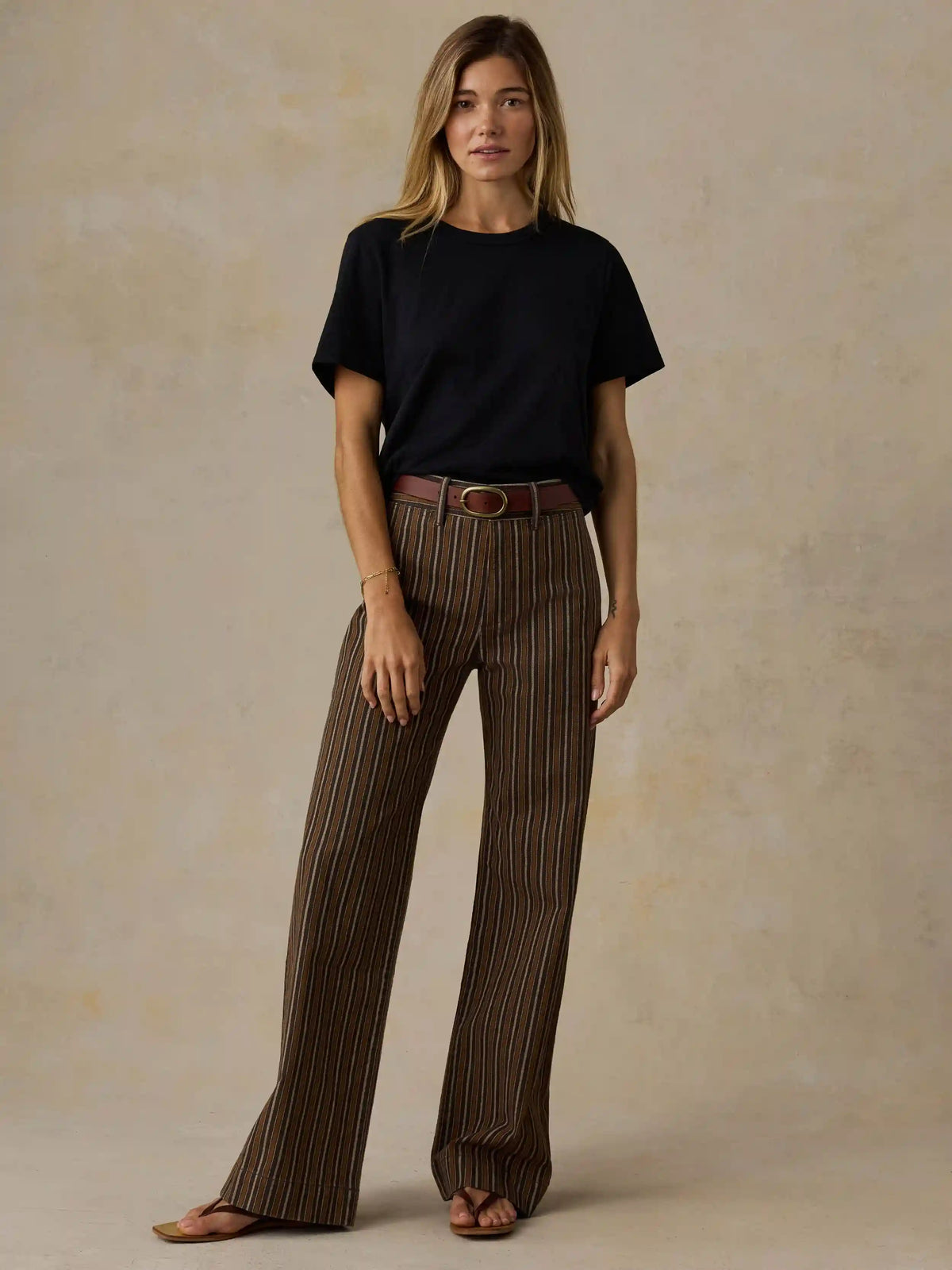 Twill Tide Slim Straight Pant - Maple Cove Stripe