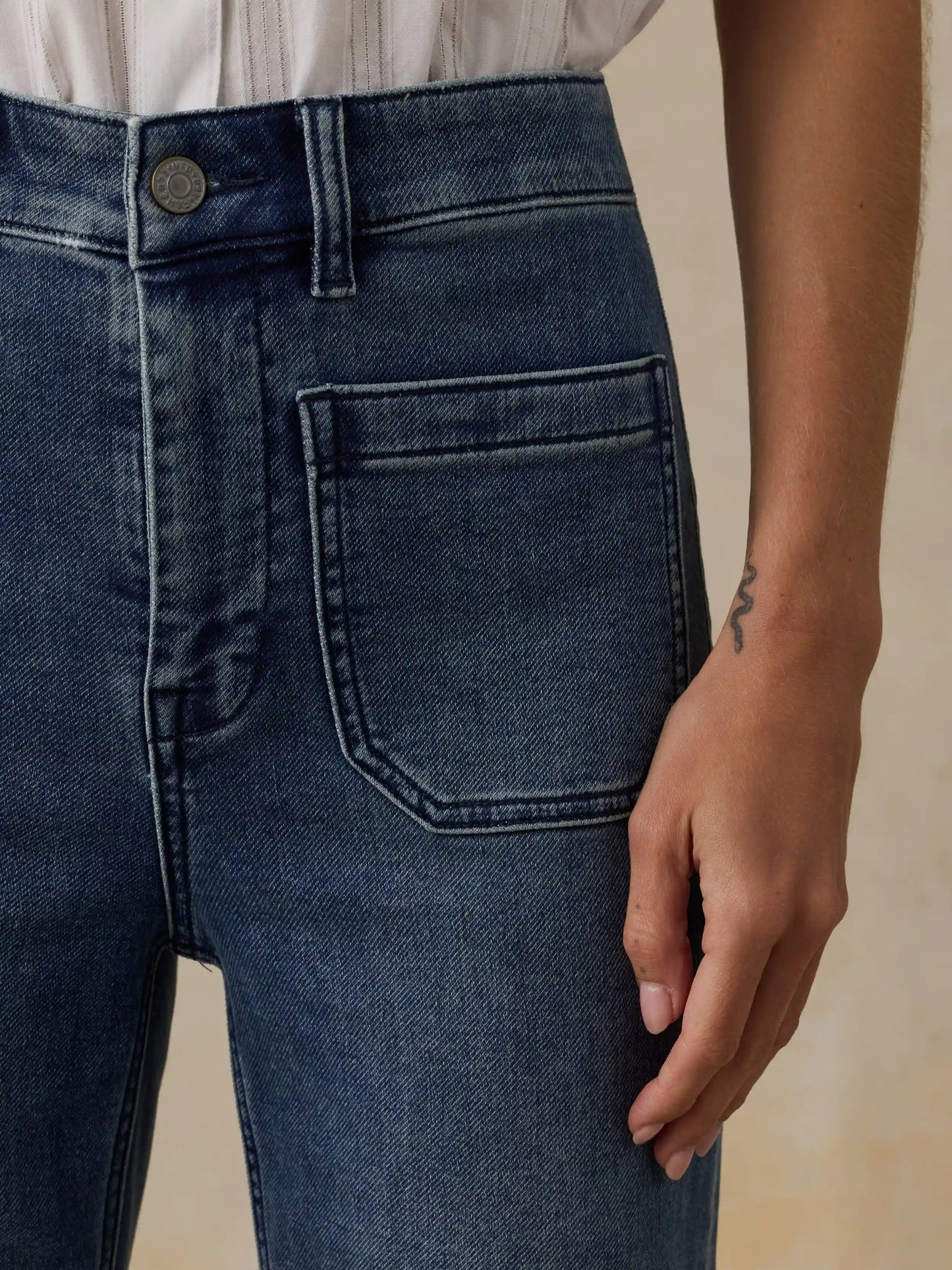 Stretch Terry Patch Pocket Pant - Riverton