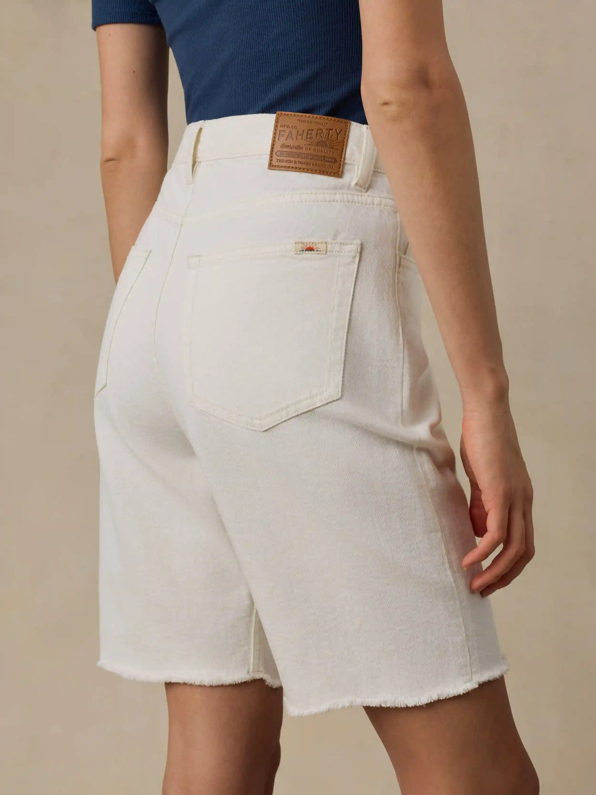 Boyfriend Denim Short - Whitebay Wash