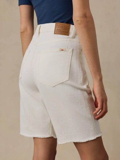 Boyfriend Denim Short - Whitebay Wash
