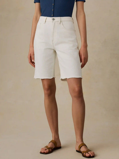 Boyfriend Denim Short - Whitebay Wash
