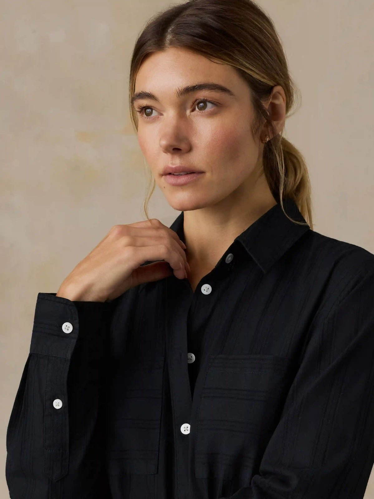 Heirloom Dobby Catalina Dress - Black