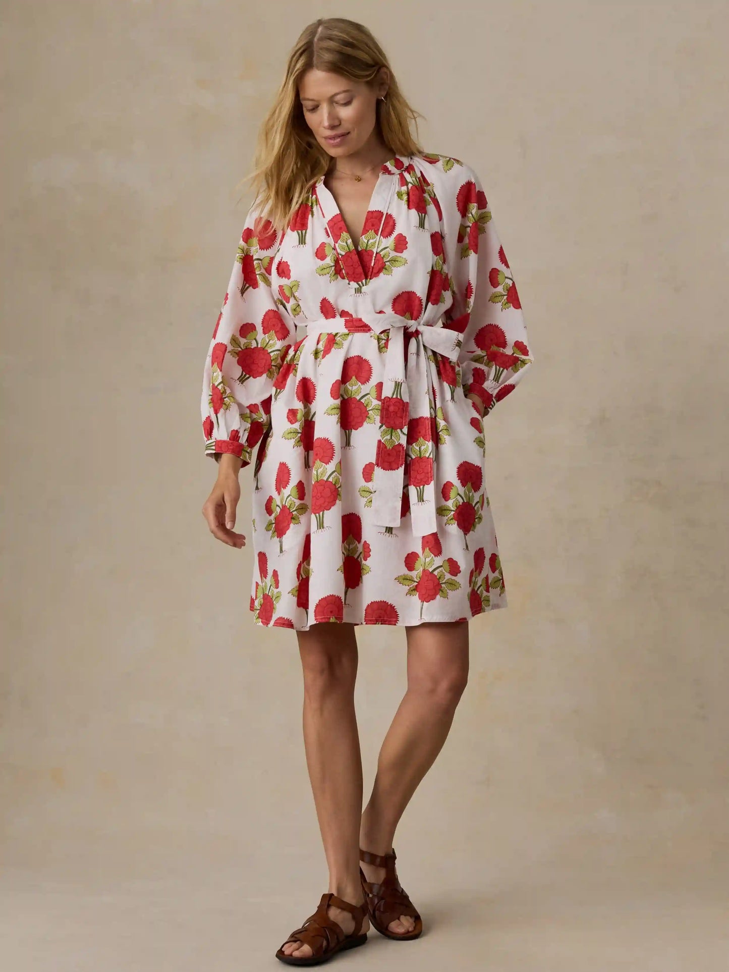 Voile Kaia Mini Dress - Bloom Poem