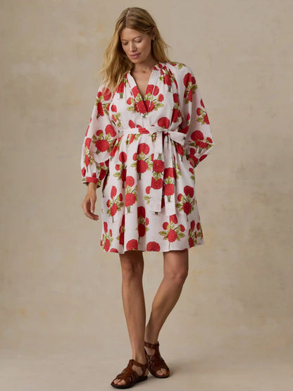 Voile Kaia Mini Dress - Bloom Poem