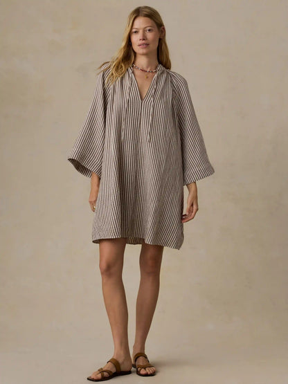 Dune Cotton Gauze Mina Dress - Mocha Mist