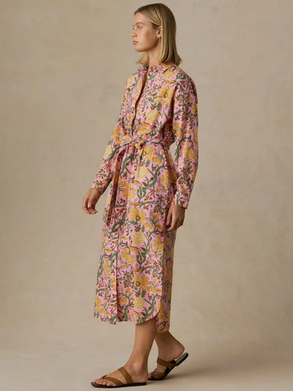 Voile Rio Shirtdress - Blossom Serenade