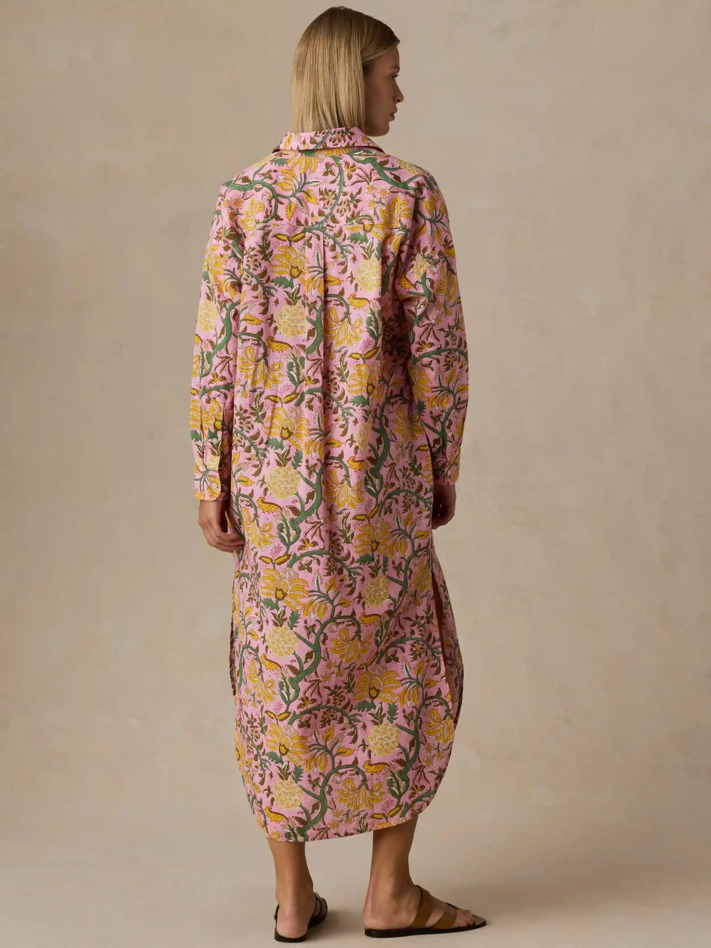 Voile Rio Shirtdress - Blossom Serenade