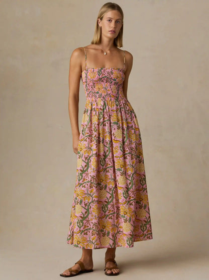 Voile Lucia Dress - Blossom Serenade