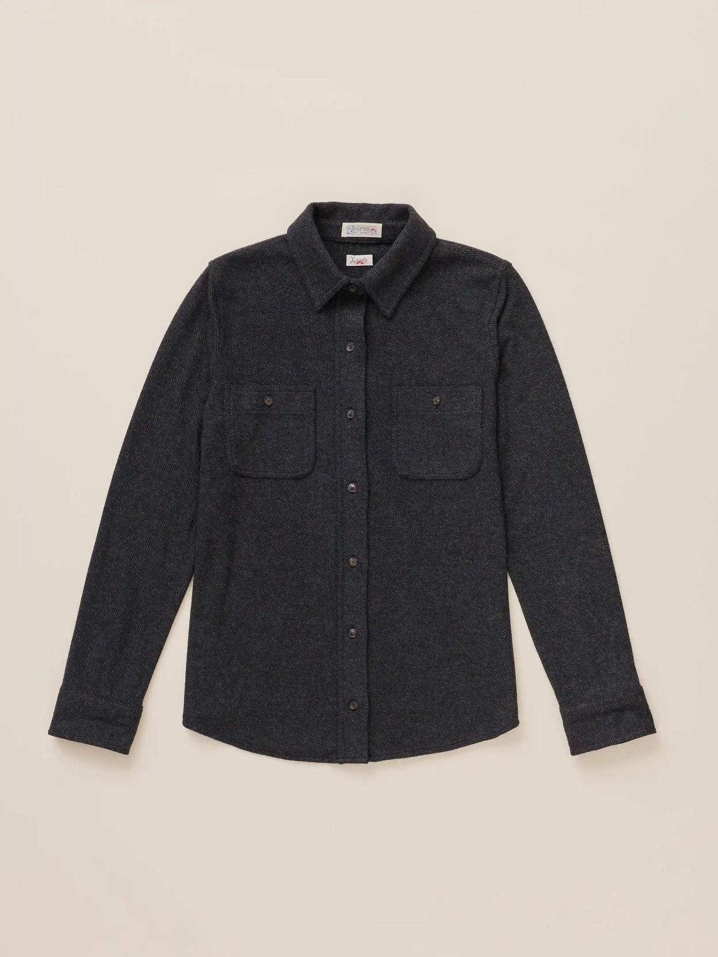 Legend™ Sweater Shirt - Heathered Black Twill