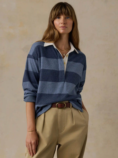 Legend™ Sweater Rugby Popover - Pacific Ride Stripe