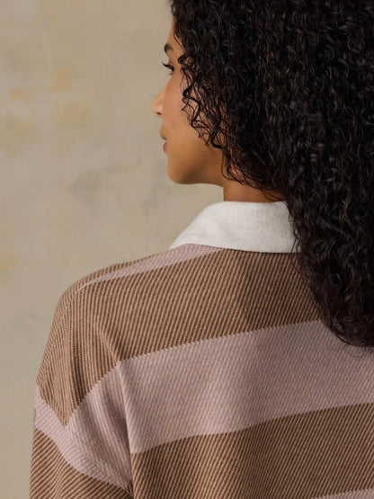 Legend™ Sweater Rugby Popover - Solar Sands Stripe