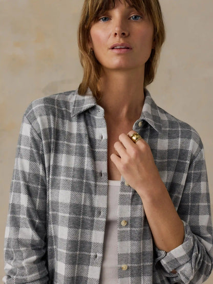 Legend™ Sweater Classic Shirt - Stone Hollow Plaid