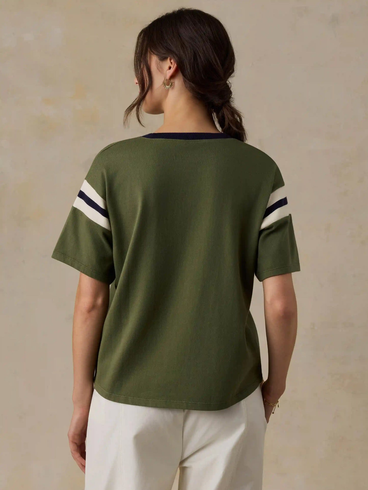 Sport Jersey Throwback Tee - Clover Varsity
