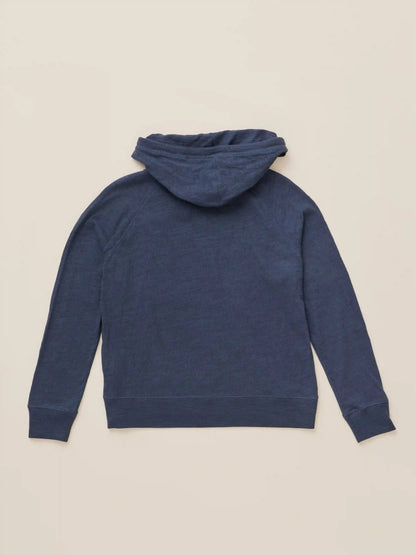 Sunwashed Slub Hoodie - Blue Nights