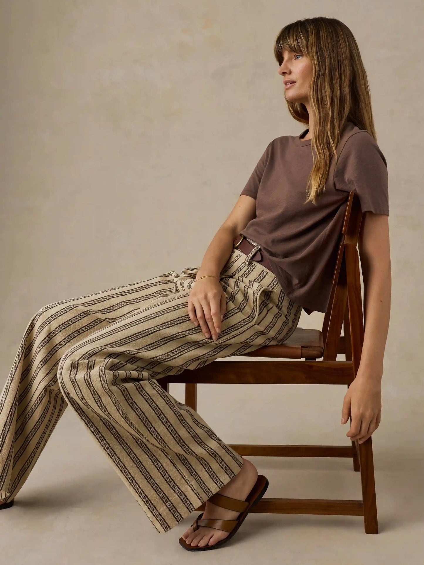Sunwashed Regenerative Tee - Alpine Brown