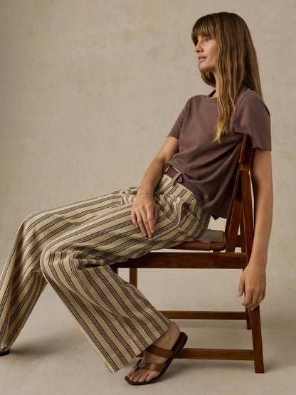 Sunwashed Regenerative Tee - Alpine Brown