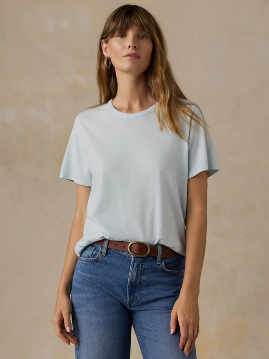 Sunwashed Regenerative Tee - Sky