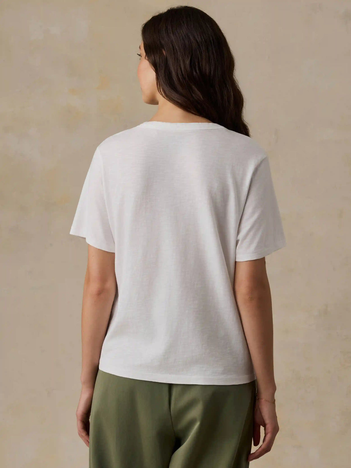 Sunwashed Regenerative Tee - White