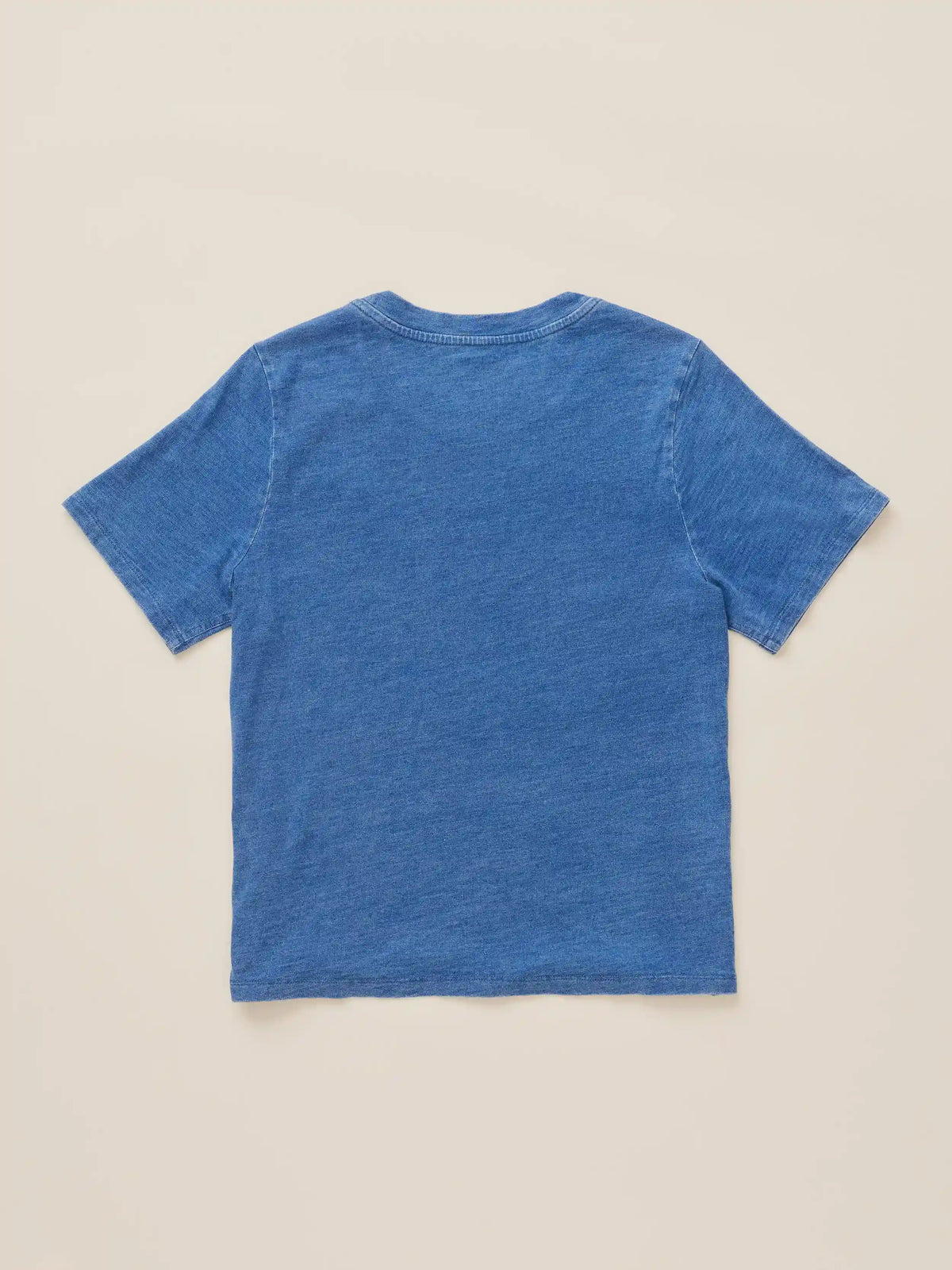 Sunwashed Regenerative Tee - Medium Indigo Wash