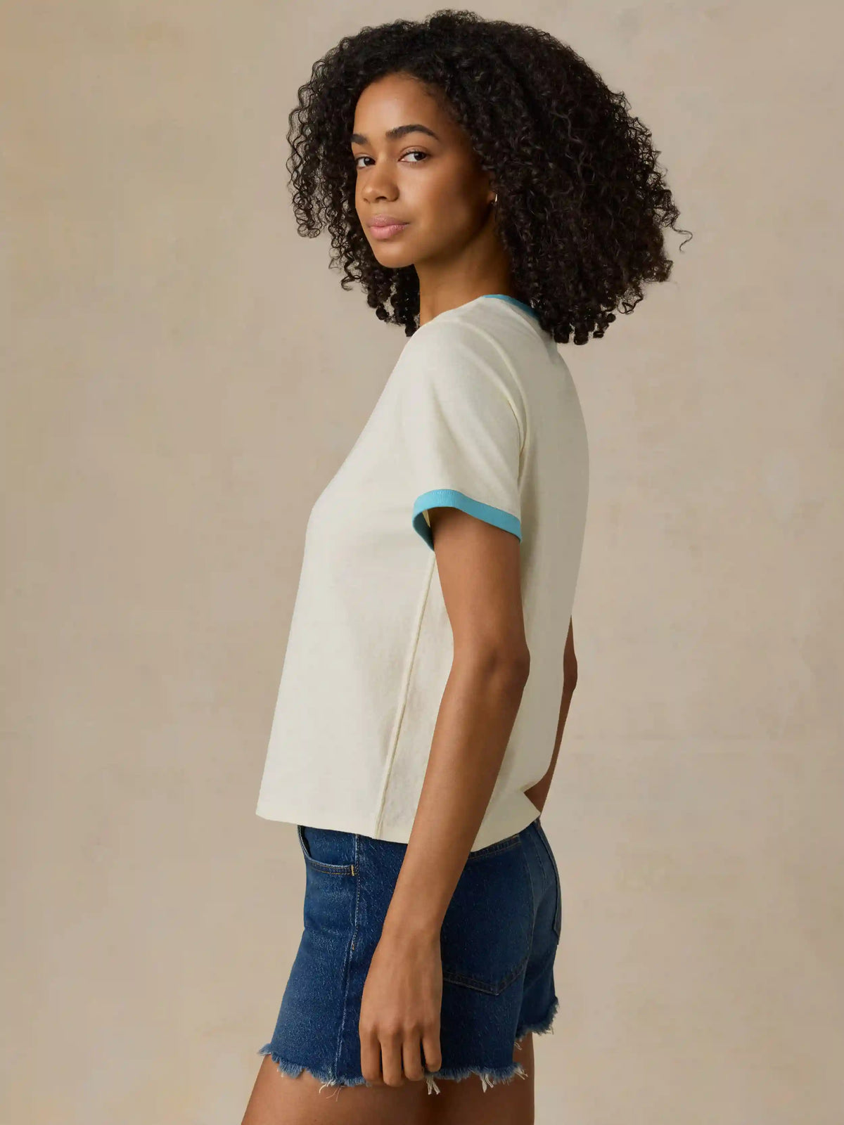 Sunwashed Regenerative Tee - Lemon Sorbet