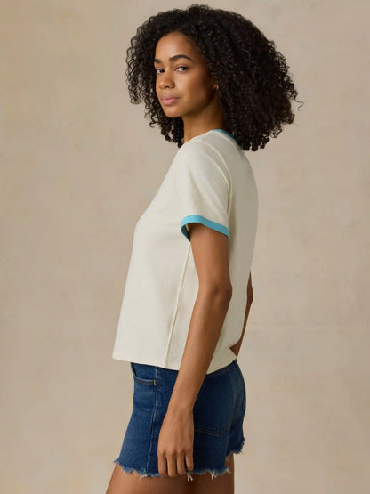Sunwashed Regenerative Tee - Lemon Sorbet