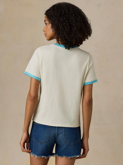 Sunwashed Regenerative Tee - Lemon Sorbet