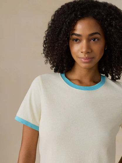 Sunwashed Regenerative Tee - Lemon Sorbet