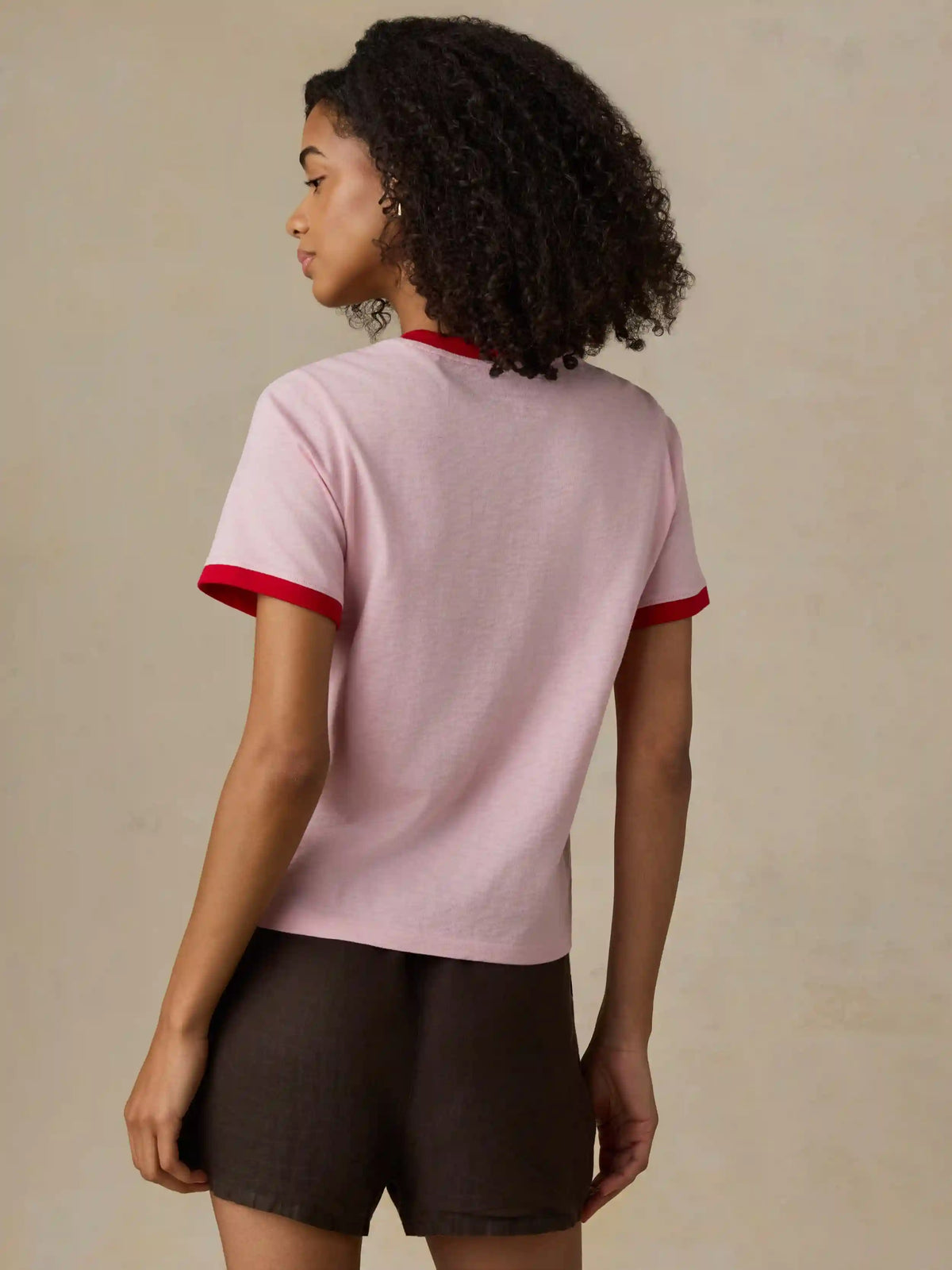 Sunwashed Regenerative Tee - Vintage Rose