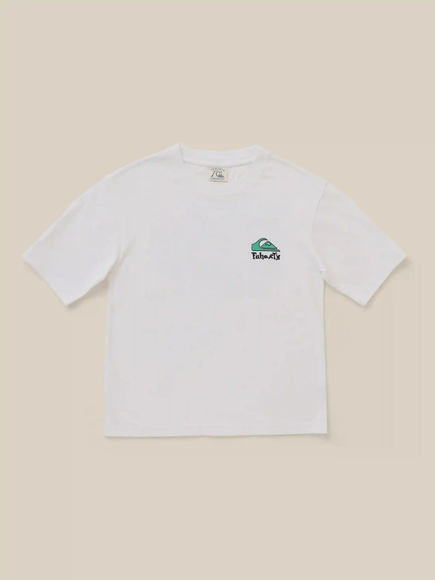 Faherty x Quiksilver Graphic Tee - White