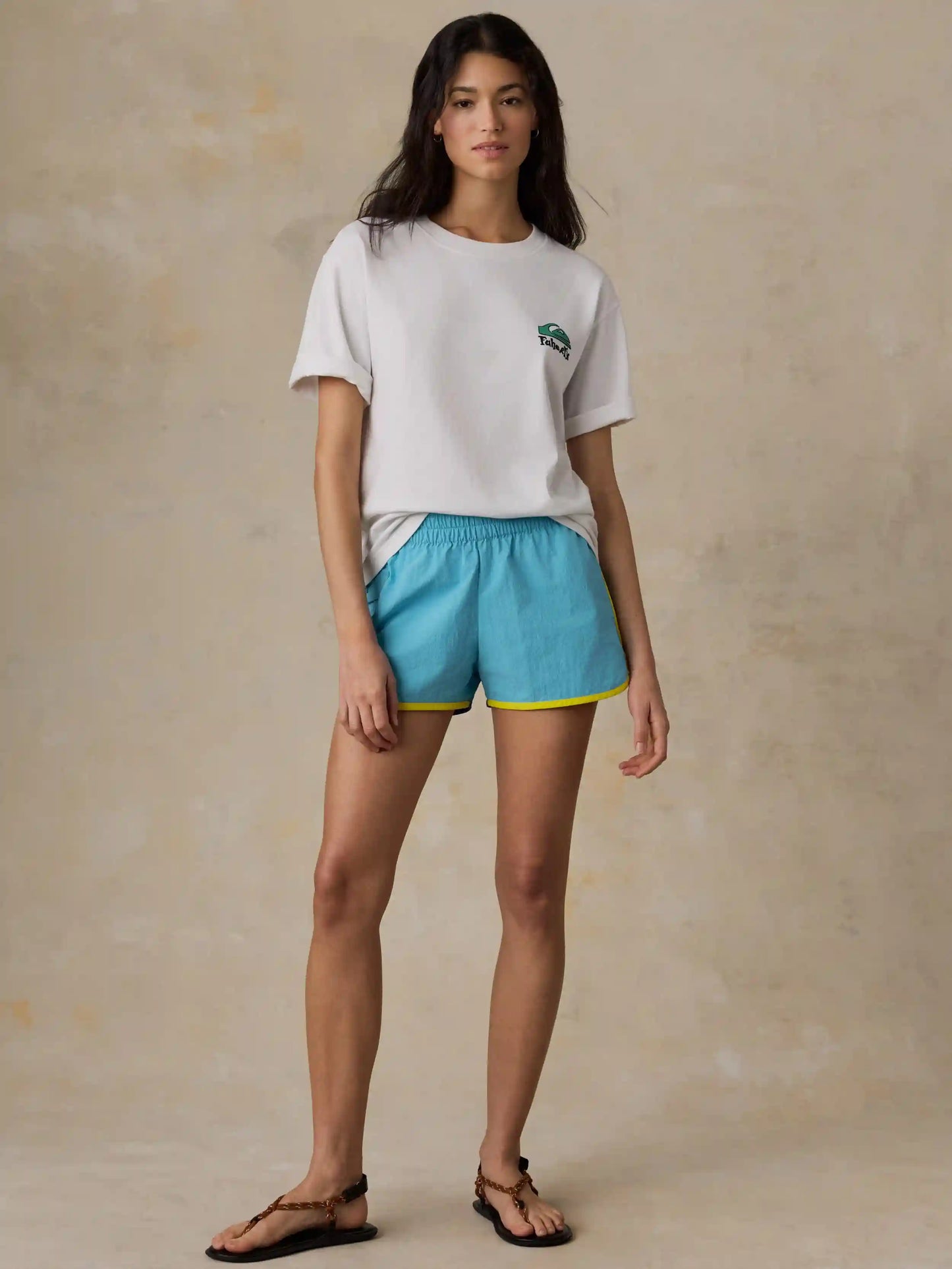 Faherty x Quiksilver Graphic Tee - White
