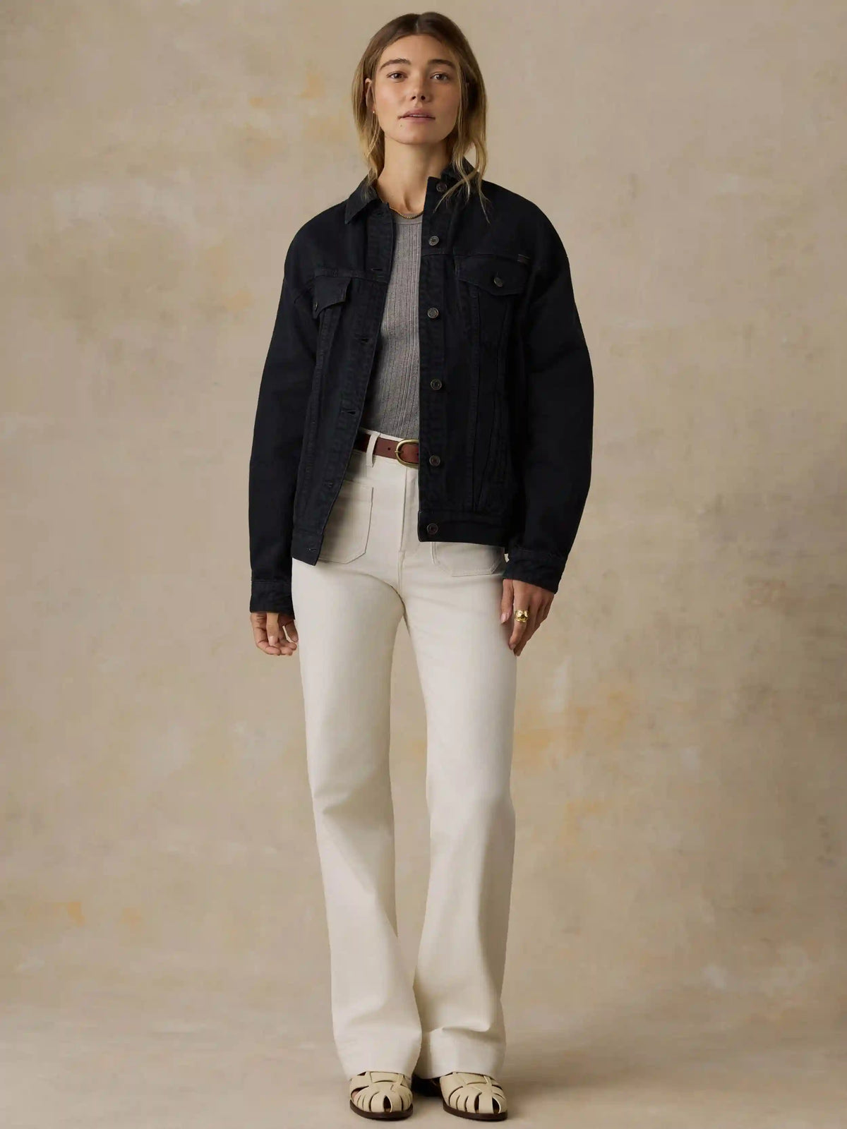 Driftwood Denim Jacket - Washed Black