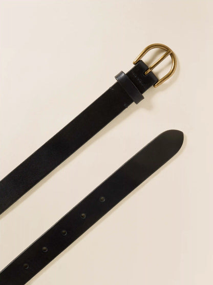 East End Leather Belt - Black