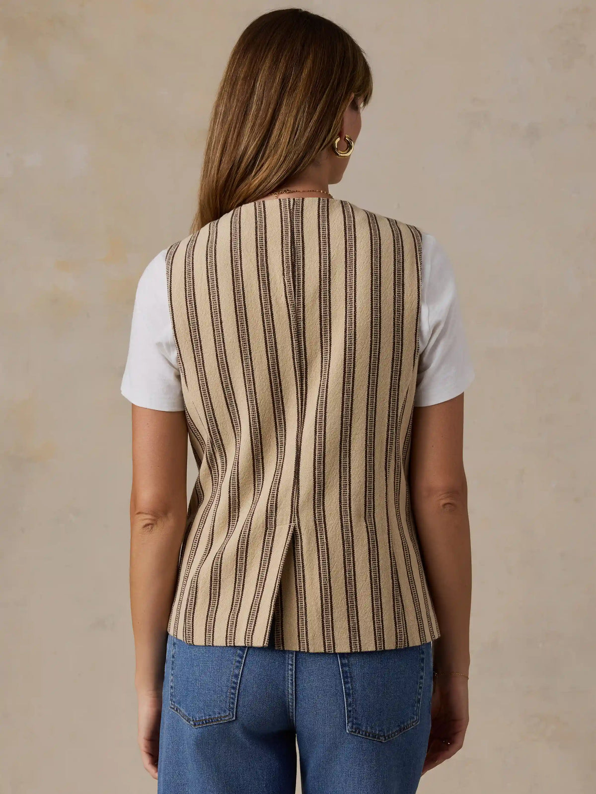 Summit Vest - Treeline Stripe