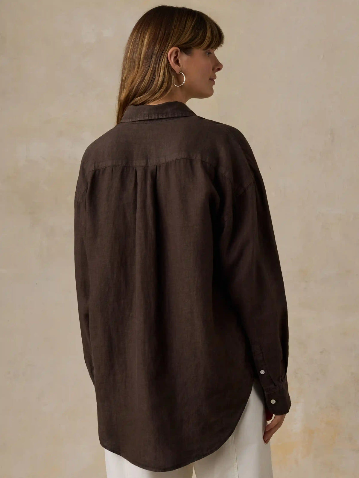 Laguna Linen Relaxed Shirt - Demitasse
