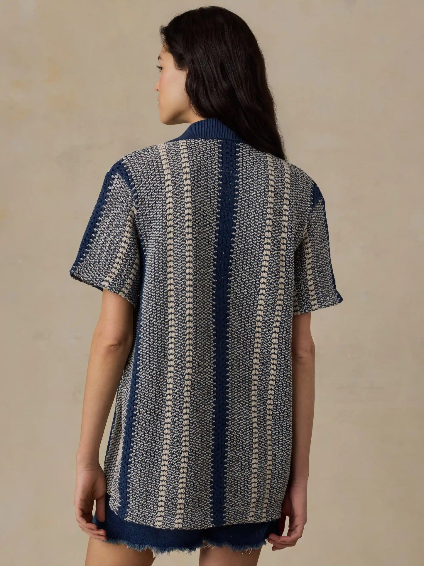 Seacoast Crochet Relaxed Camp Shirt - Sailor Stitch